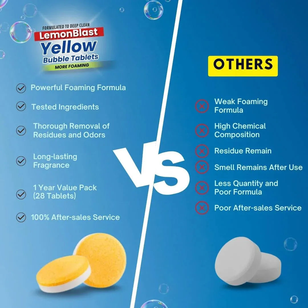 LemonBlast Yellow Bubble Tablets | š„FLAT 50% OFF SAVINGš„ - Directly Goods