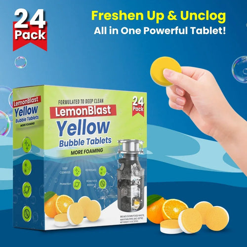 LemonBlast Yellow Bubble Tablets | 🔥FLAT 50% OFF SAVING🔥 - Directly Goods