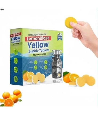 LemonBlast Yellow Bubble Tablets | 🔥FLAT 50% OFF SAVING🔥 - Directly Goods
