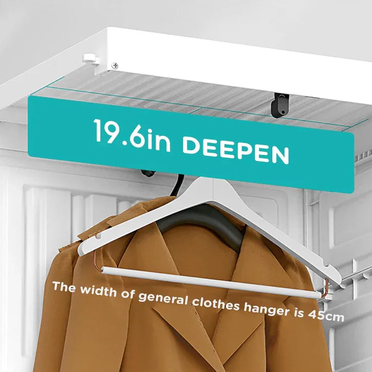 Foldable Organizer Plastic Bedroom Wardrobe - Directly Goods